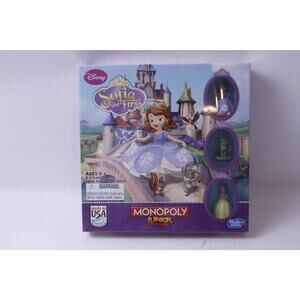Disney, Sofia the First, Monopoly Junior, Board Game, 2013, Hasbro, SEALED, Fun